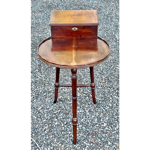 This table is inspired by 19th century English smoking tables. Made by Hekman Furniture, and crafted in Yew Wood. Features...