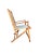 Wood Late 20th Century Wood & Fabric Folding Chairs - Set of 2 For Sale - Image 7 of 12