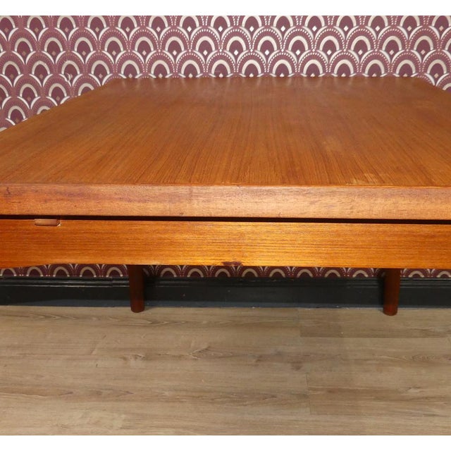 Teak Extendable Dining Table by Henning Kjaernulf for Vejle Stole & Møbelfabrik For Sale - Image 15 of 18