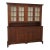 Dr Dimes Cherry Stepback Dutch Cabinet Cupboard For Sale