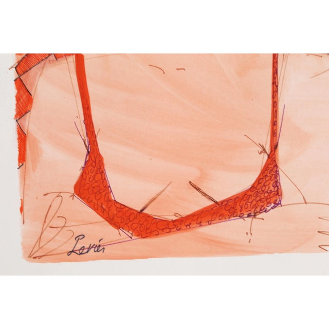 Artist: Charles Levier, French (1920 - 2003) Title: Blonde Year: circa 1970 Medium: Watercolor on paper, signed l.l. Size:...
