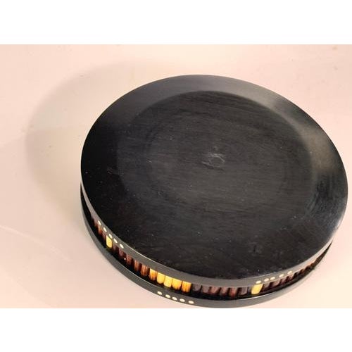 Ashtray in Wood with Elephant Carved Based, France, 1950s For Sale - Image 4 of 9