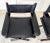 2000 - 2009 (2) Ralph Lauren Director’s Chairs in Estate Black Leather For Sale - Image 5 of 14