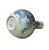 Oriental Blue Red Dragon Graphic Fat Body White Porcelain Art Vase For Sale In San Francisco - Image 6 of 17
