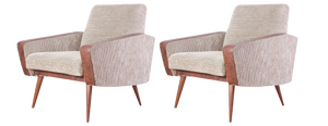 Set of Mid-Century Czechoslovakian Lounge Chairs, 1970s