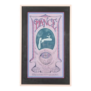 Vintage "The Charlatans" 1967 Concert Poster For Sale
