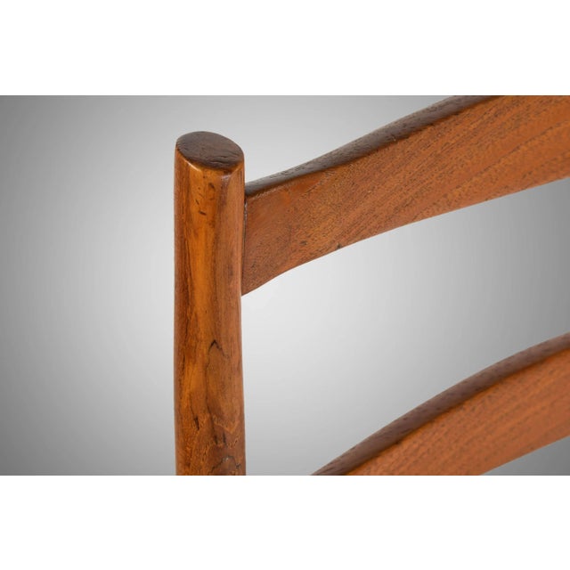 Contoured Ladder Back Dining Chairs in Teak by Torbjorn Afdal for Vamo, 1960s - Set of 4 For Sale In Orlando - Image 6 of 13