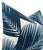 Yucca Performance Pillow Cover in Blue, 20x20 Pillow For Sale - Image 4 of 5