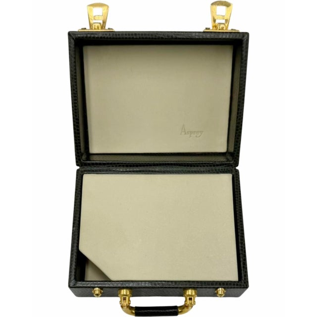 Asprey London Double Deck Playing Cards With Green Leather Case For Sale - Image 9 of 13