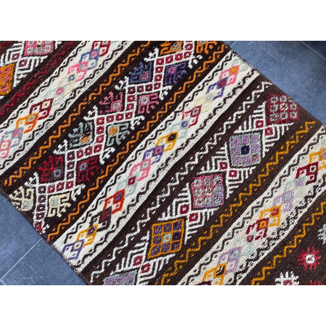 Textile Antique Floral Oushak Carpet For Sale - Image 7 of 10