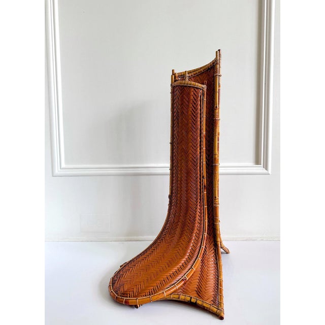 Large Striking Japanese Bamboo Sculpture Honma Hideaki For Sale - Image 16 of 18