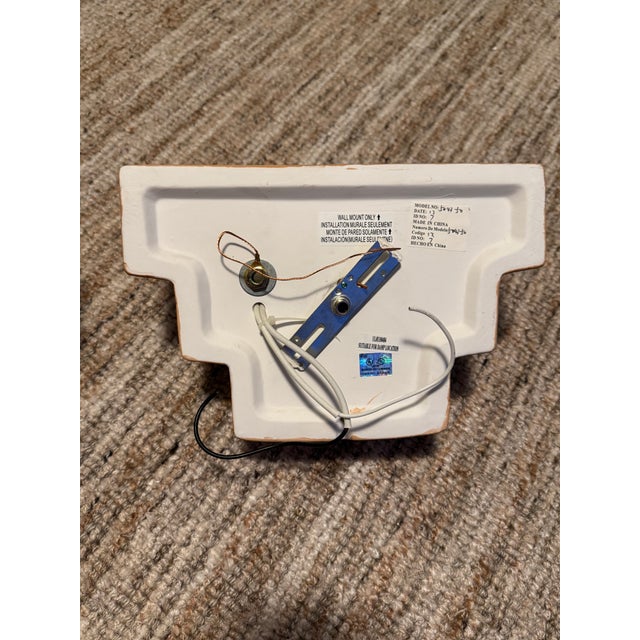 Vintage 1980s Post Modern Sconce Set For Sale - Image 6 of 6