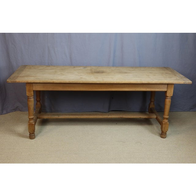 20th Century Oak Dining Table, 1950s For Sale - Image 6 of 8