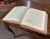 Midcentury French Leather Bound Two-Volume Holy Bible Dated 1953 For Sale - Image 9 of 13