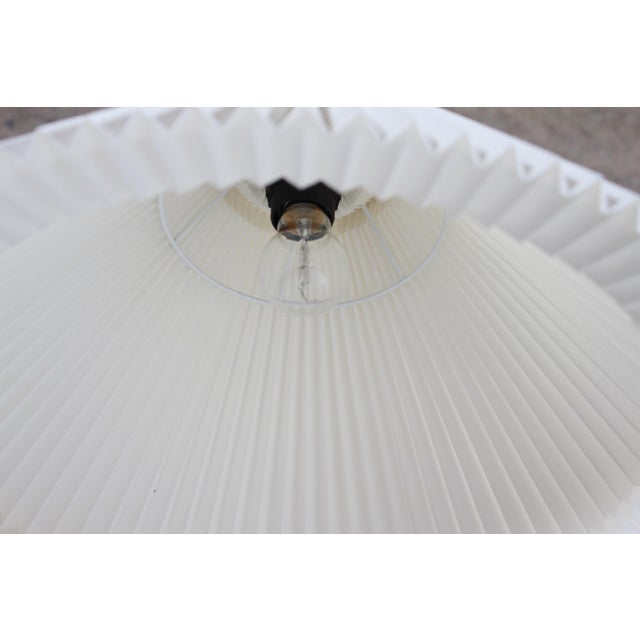 1970s Vintage Floor Lamp with Le Klint Shade from Mads Caprani, Denmark, 1970s For Sale - Image 5 of 12