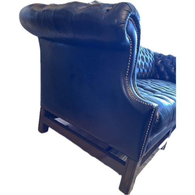 Special Order Chesterfield Sofa with Nappa Calfskin Leather Super Soft and resistant. Piece manufactured by Bon Vivant...