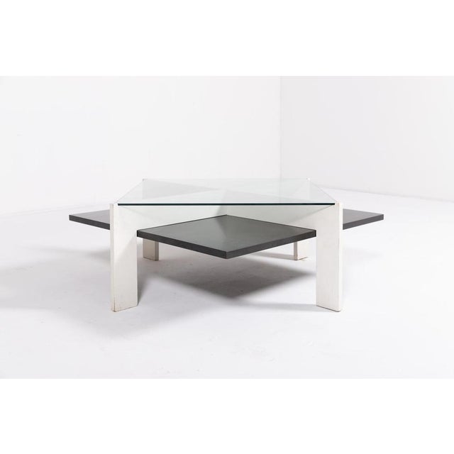 Black Architectural Coffee Table from Alvin Lustig For Sale - Image 8 of 10