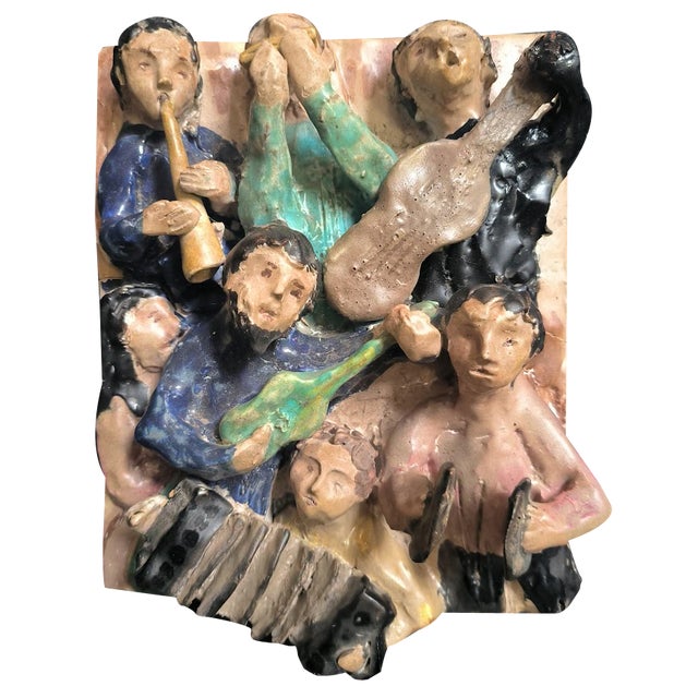 Italian Artist, The Jazzists, 1960s, Ceramic For Sale