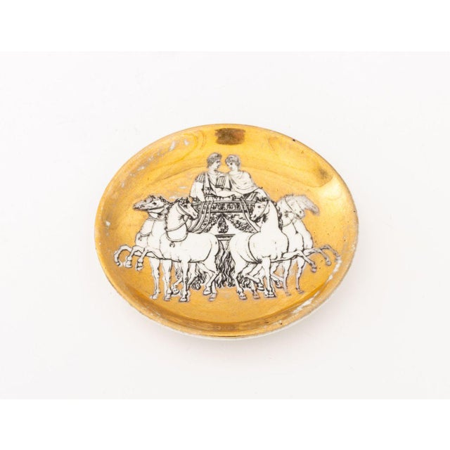 Modern Fornasetti X Saks Roman Chariot Porcelain, 8 Pcs. For Sale - Image 3 of 8