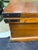American 19th Century Antique Pine Trunk/Coffee Table With Iron Detail For Sale - Image 3 of 9