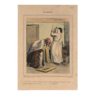 Les Lorettes - Original Lithograph by Paul Gavarni - 1841 1847 For Sale