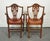 Set of Victorian Hepplewhite Carver Hallway Side Chairs For Sale - Image 6 of 18