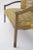Metal Vintage Fabric and Brass Wooden Sofa, 1950s For Sale - Image 7 of 10