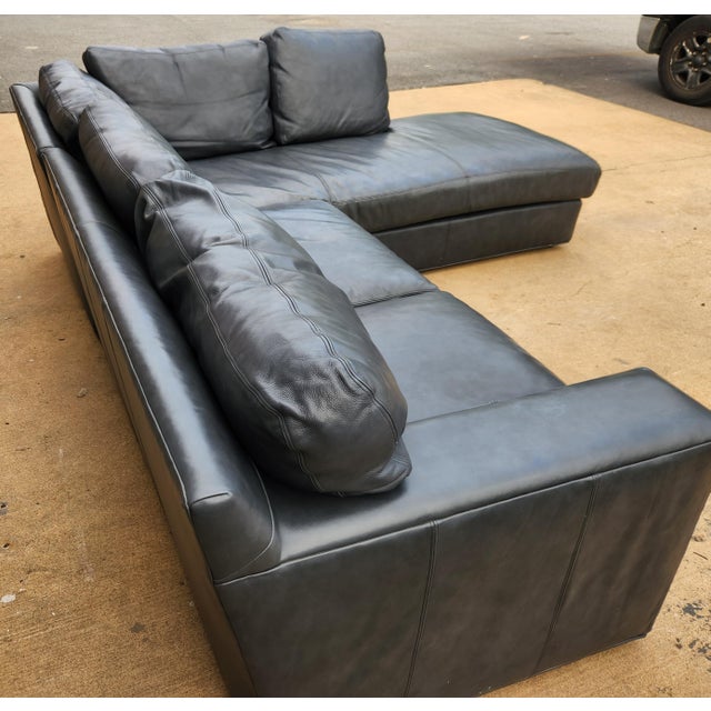 Blue Century Furniture Sectional For Sale In Washington DC - Image 6 of 9