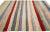 2020s Multicolor Modern Tulu Handmade Turkish Wool Rug With Striped Design For Sale - Image 5 of 11