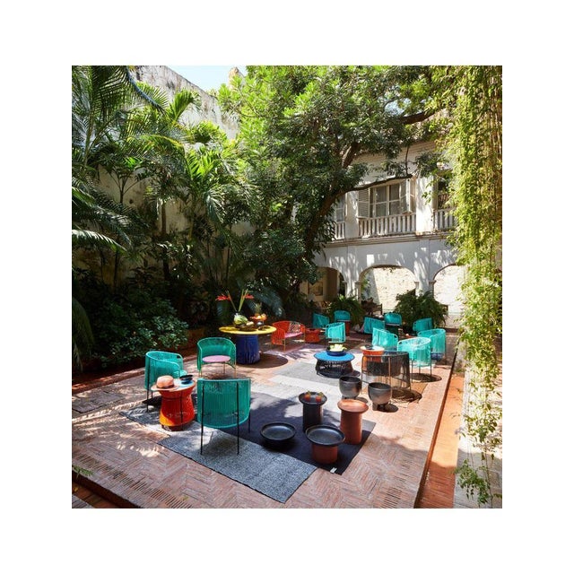 Green Caribe Dining Chair by Sebastian Herkner, Set of 4 For Sale - Image 18 of 18