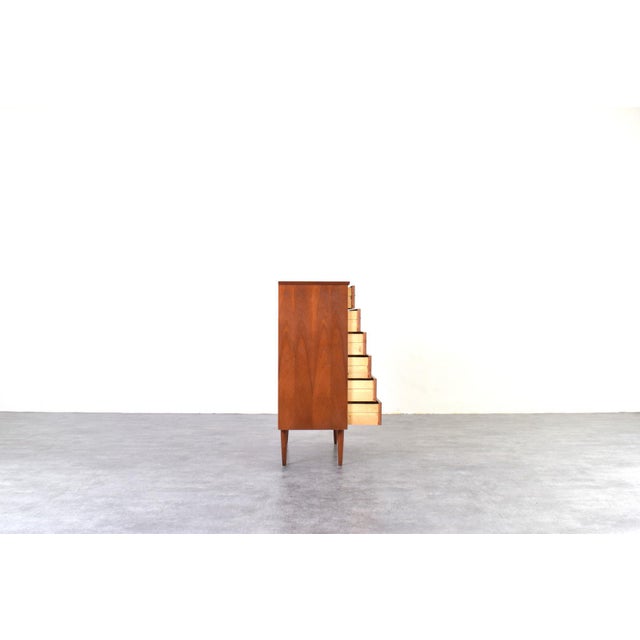 Wood Mid-Century Modern Danish Teak Chest of Drawers, 1960s For Sale - Image 7 of 17