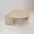 Italian Oval Coffee Table in Travertine, 1980s For Sale - Image 13 of 18