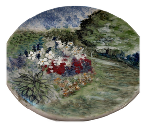 Late 20th Century Beautiful Highland stoneware Plate From Scotland