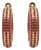 Natural 18k Gold Ruby 1.51ct Stud Earrings, Timeless Elegance For Sale