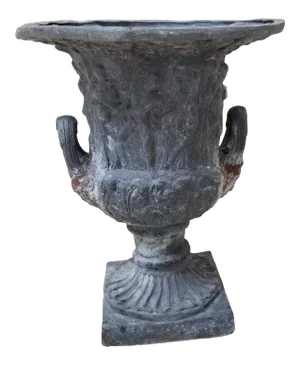 1920s Cast Lead Garden Urn