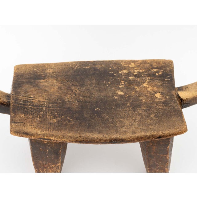Mid 20th Century Lobi Burkino Faso Zoomorphic Carved Wood Stool For Sale - Image 5 of 8