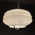 Mid-Century Modern Mid-Century Modern White Glass Pull Down Dining Room Pendant Lamp, 1970s For Sale - Image 3 of 11