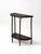 An antique primitive folk art spool table with a sculptural silhouette and beautifully graphic proportions. Slender spool-...