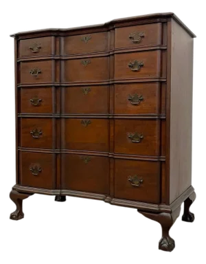 Chippendale Style Highboy Dresser by Pennsylvania Furniture Co., York Pa