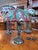 Tiffany Lamp with Stained Glass Shade Bring the timeless charm of Tiffany art into your home with this splendid Art...