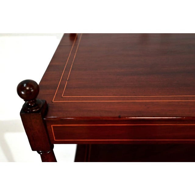 Brown Late 19th Century Solid Mahogany Shelf, England For Sale - Image 8 of 18