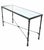 Mid-Century Modern 1970s Giacometti Style Wrought Iron Console Table For Sale - Image 3 of 9
