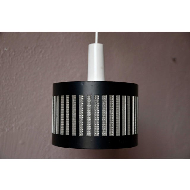 Metal Mid-Century Modern French Pendant Lamp, 1950s For Sale - Image 7 of 11