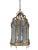 French Early 20th Century Petit Trianon Style Brass Hanging Lantern For Sale - Image 3 of 8