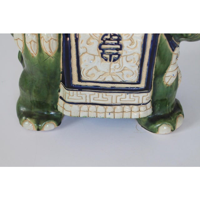 Vintage Elephant Garden Stool For Sale - Image 12 of 17
