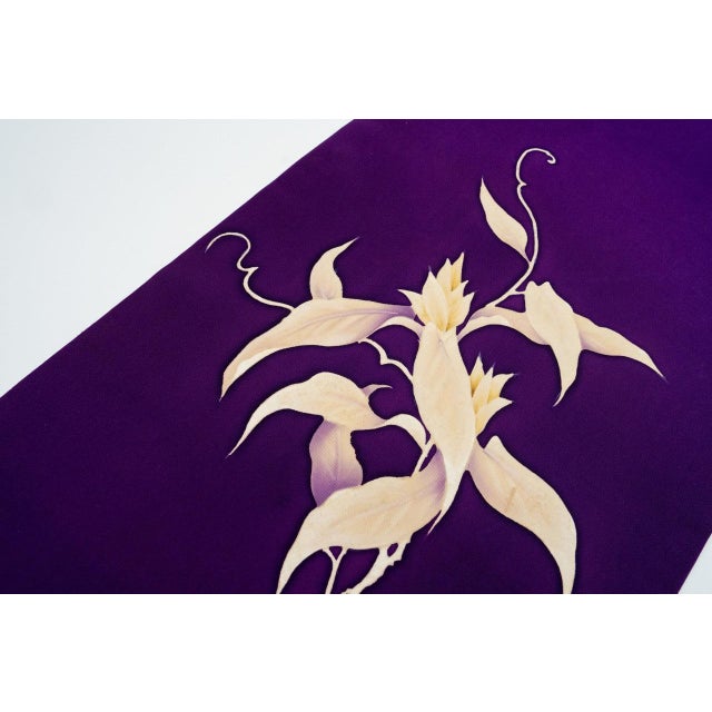 Japanese Ceremonial Silk Wall Tapestry by Renaras For Sale - Image 4 of 4