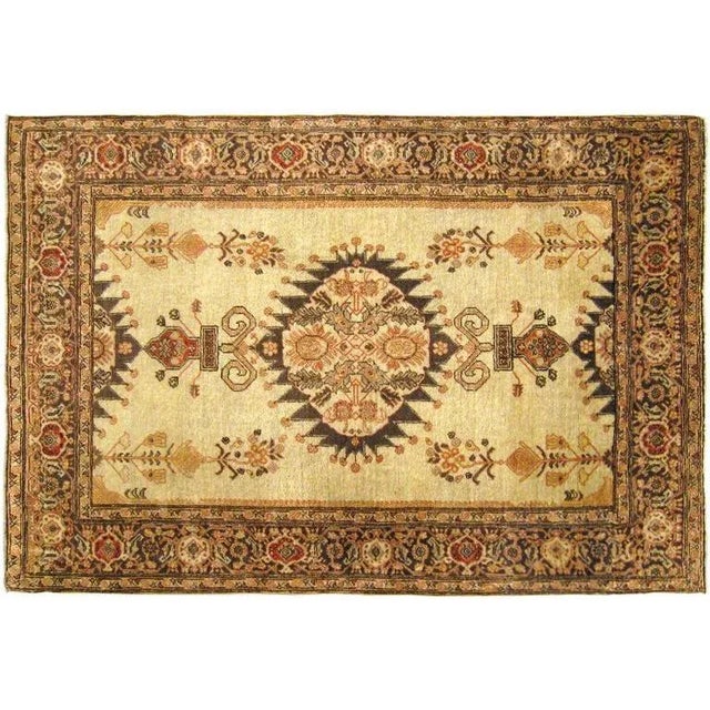 1920s 1920s Antique Persian Tabriz Rug-4’6"x6’5" For Sale - Image 5 of 5