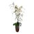 Silk Flower Arrangement of Orchids in Vase For Sale