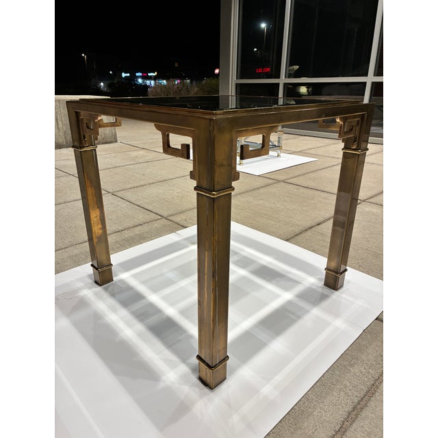 Greek Key End Table From Mastercraft For Sale In Denver - Image 6 of 12