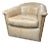 Art Deco J. Robert Scott Beige Leather Club Chair For Sale